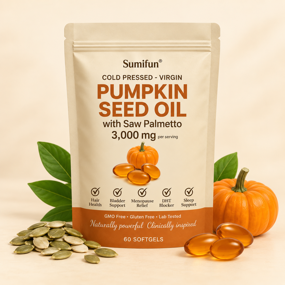 Pumpkin Seed Oil Capsule-Bella