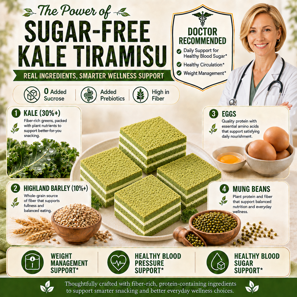 Sugar-Free Kale Tiramisu-Ll