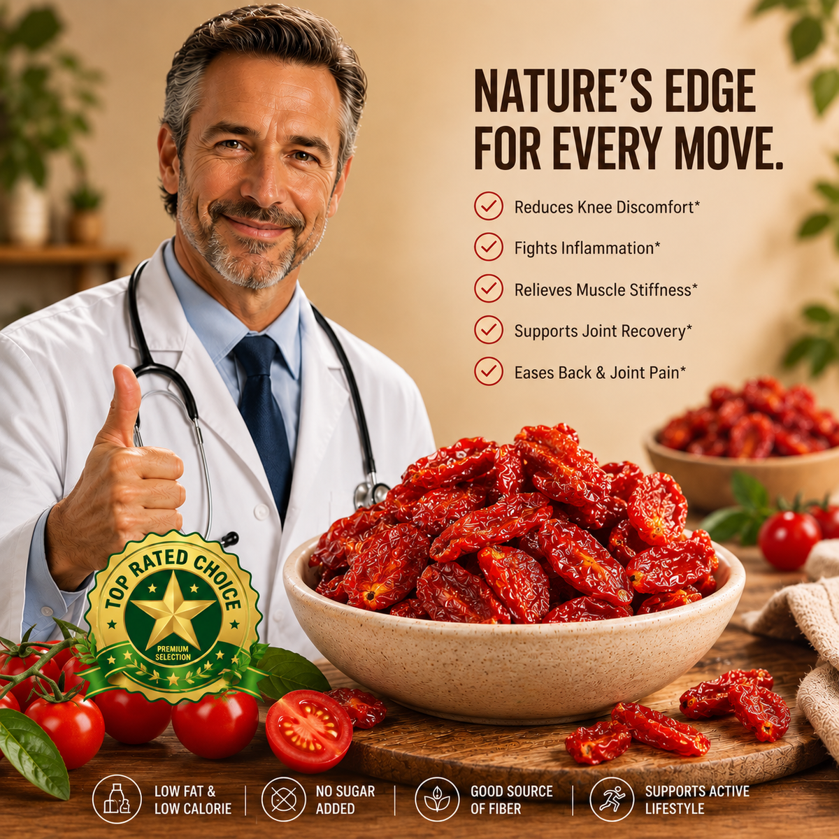 🍅 Dried Cherry Tomatoes for Daily Wellness – Heart & Antioxidant Support-Haily