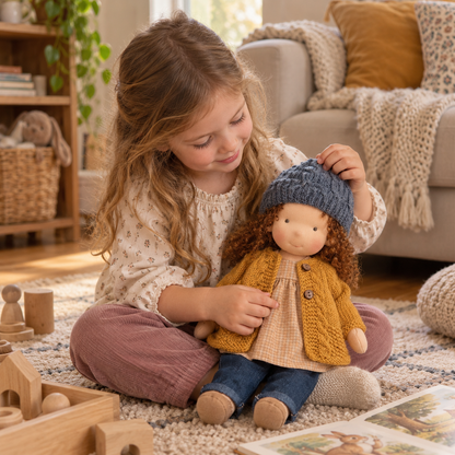 🌲Early Christmas Sale 60% Off - Ihandcrafty® Handmade Waldorf Doll - Hazel