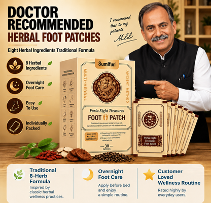 Poria Eight Treasures Foot Patch - CDD
