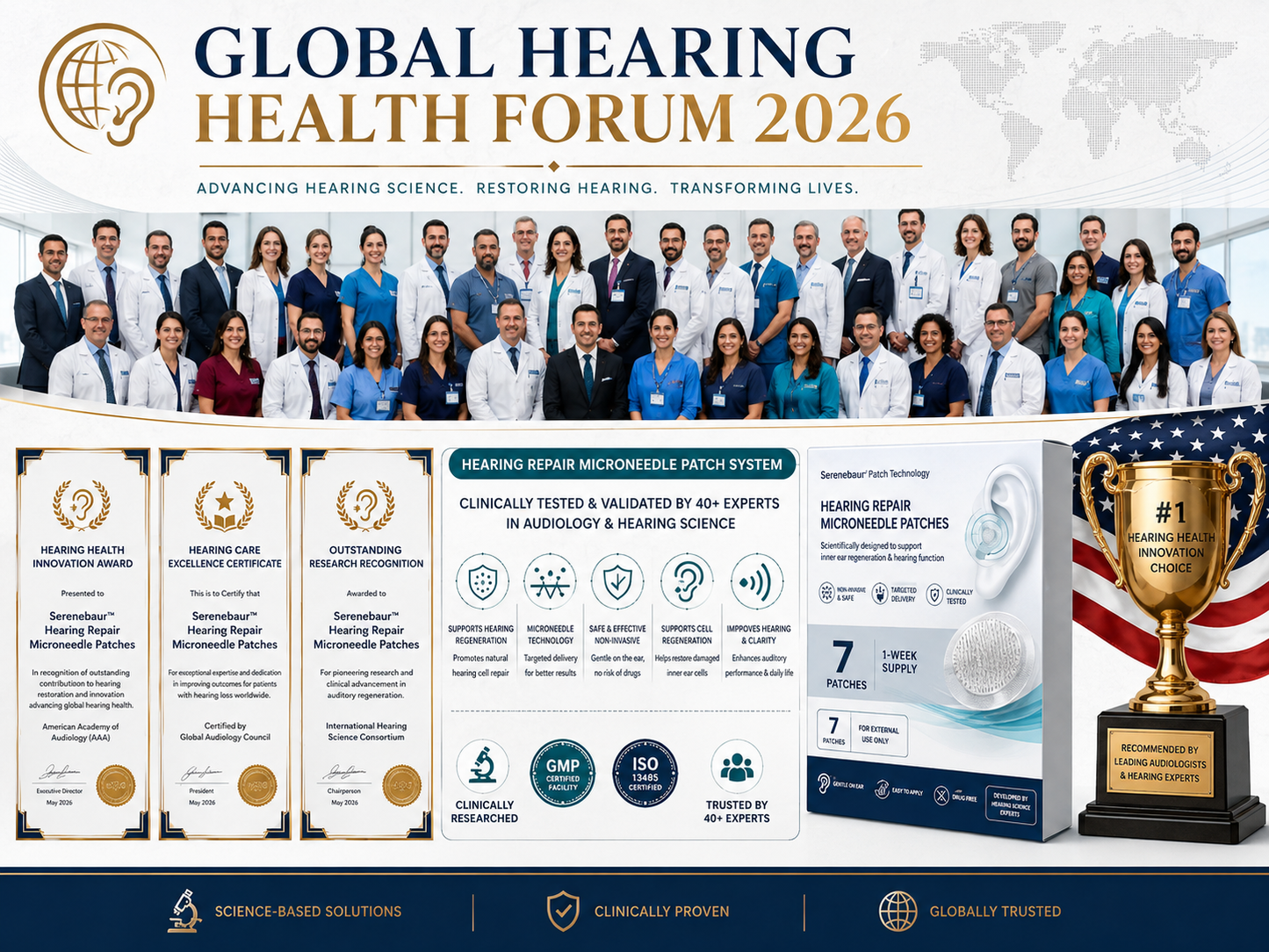 Hearing Repair Microneedle Patchs-GUO