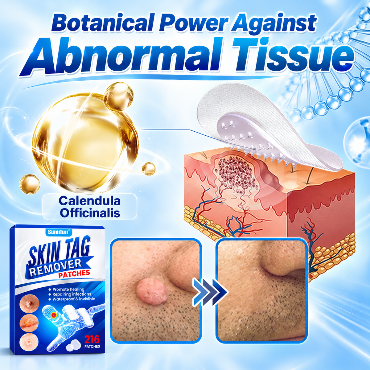 Sumifun® 2-in-1 Hydrocolloid Microneedle Patches-Ll