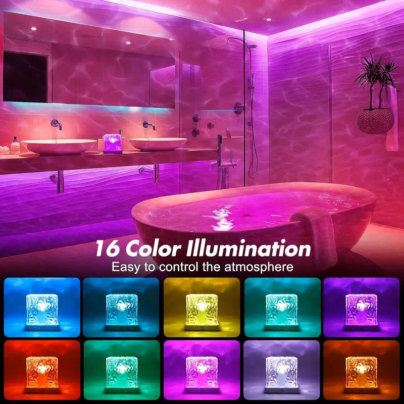 Rechargeable Ocean Wave Shower Light-Ll