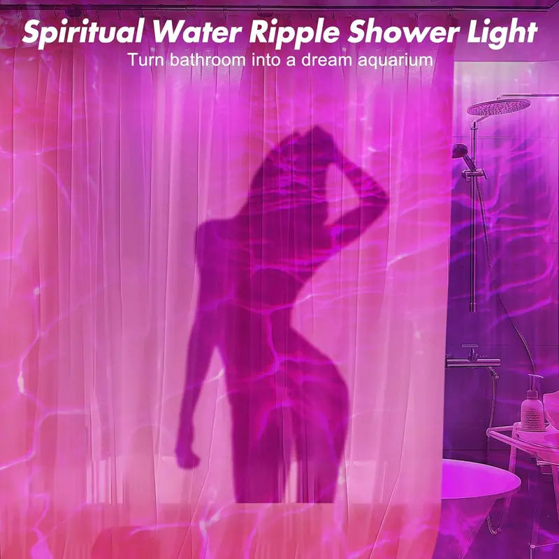 Rechargeable Ocean Wave Shower Light-Ll
