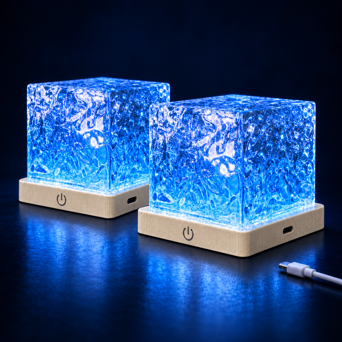 Rechargeable Ocean Wave Shower Light-Ll