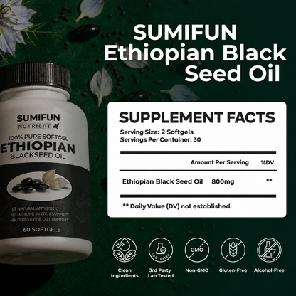 Ethiopian Black Seed Oil -Ll
