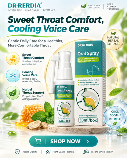 Oral Spray with Propolis, Menthol & Astragalus Root — Gentle Daily Care-GUO