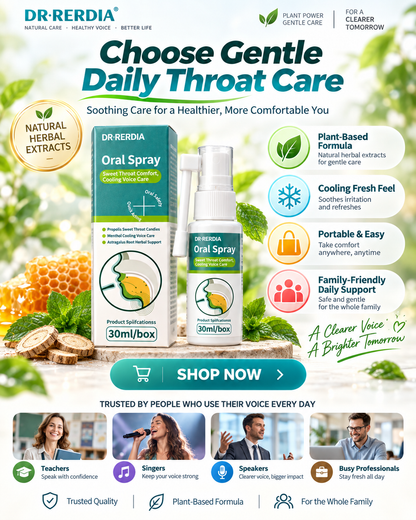 Oral Spray with Propolis, Menthol & Astragalus Root — Gentle Daily Care-GUO