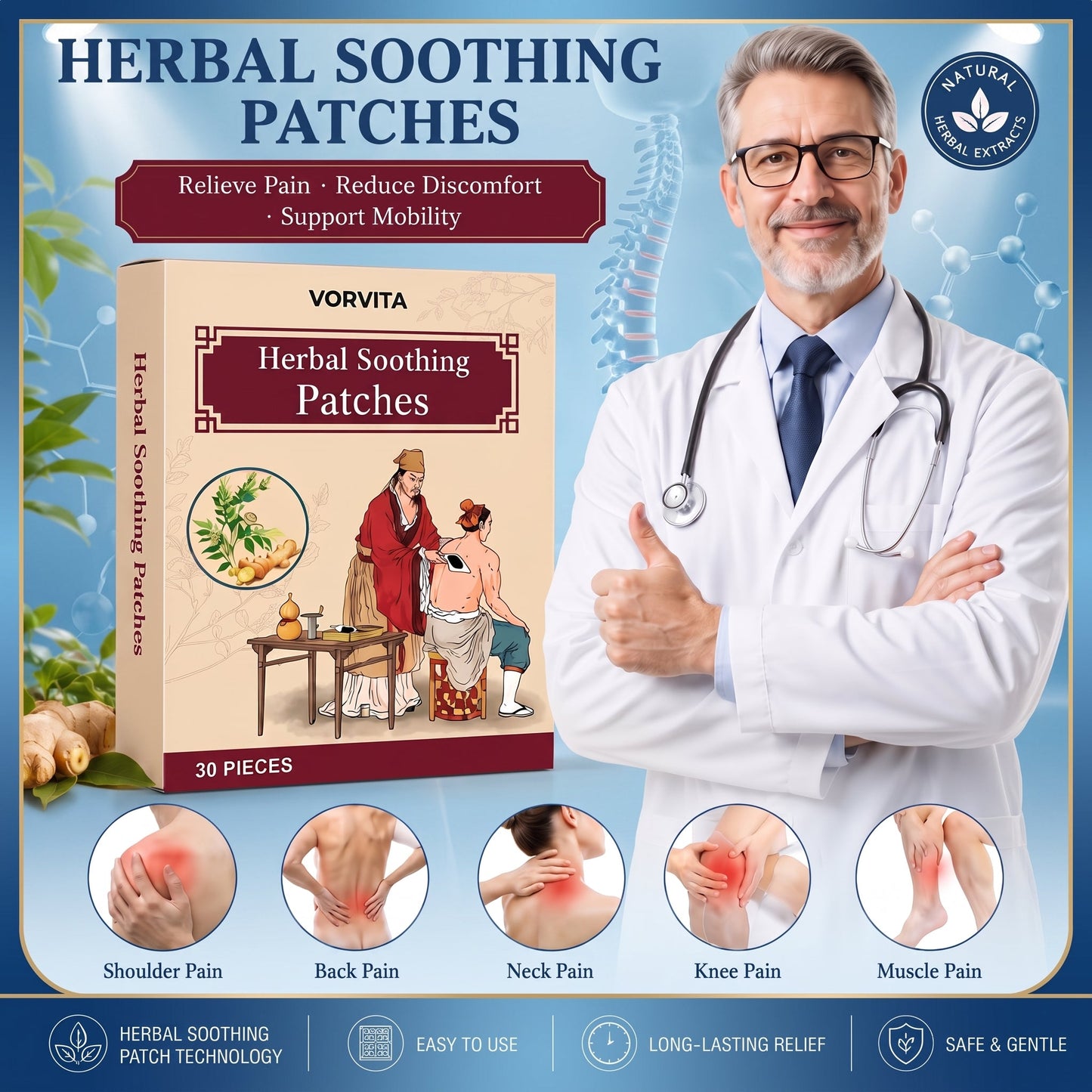 Herbal Soothing Patches - Andon