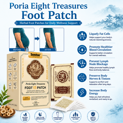 Poria Eight Treasures Foot Patch - Bella