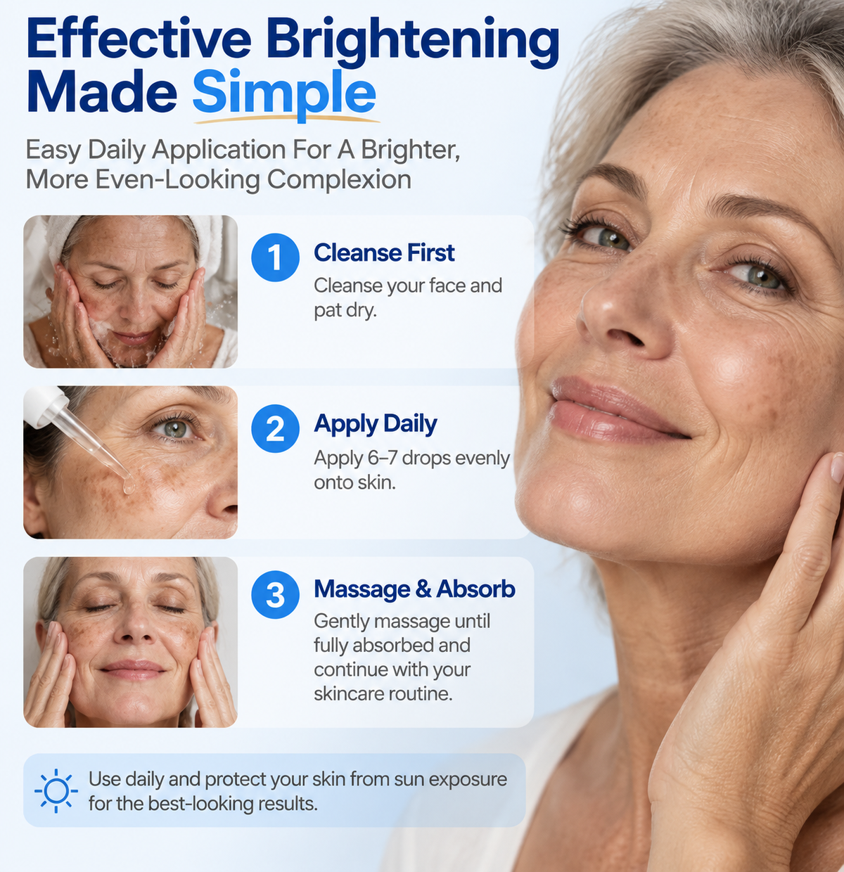 Uneven Skin Tone Solution – Brightening Serum for Dark Spots, Dullness & Texture-CDD
